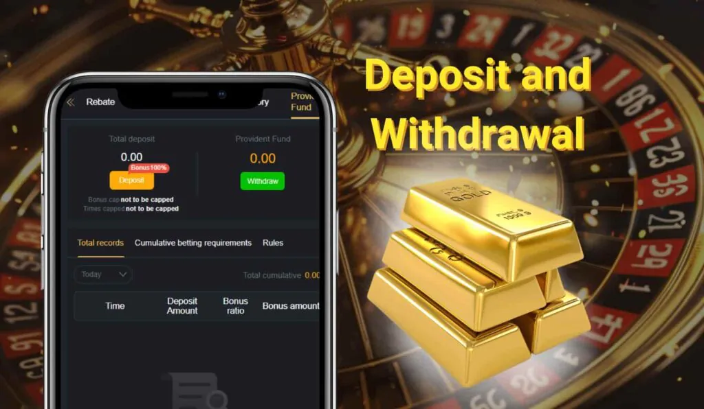 Goldsbet India Deposit and Withdrawal Methods