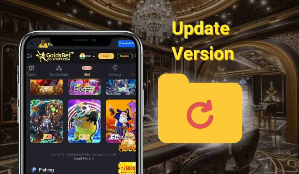 Goldsbet India how to Update app Version