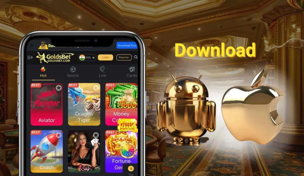 Goldsbet India How to Download Application on Android and iOS guide