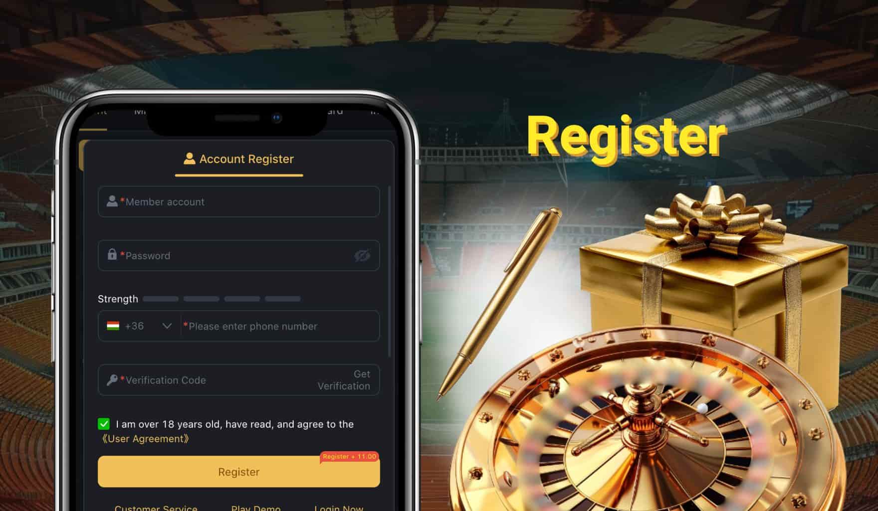 How to Register on the Goldsbet India App